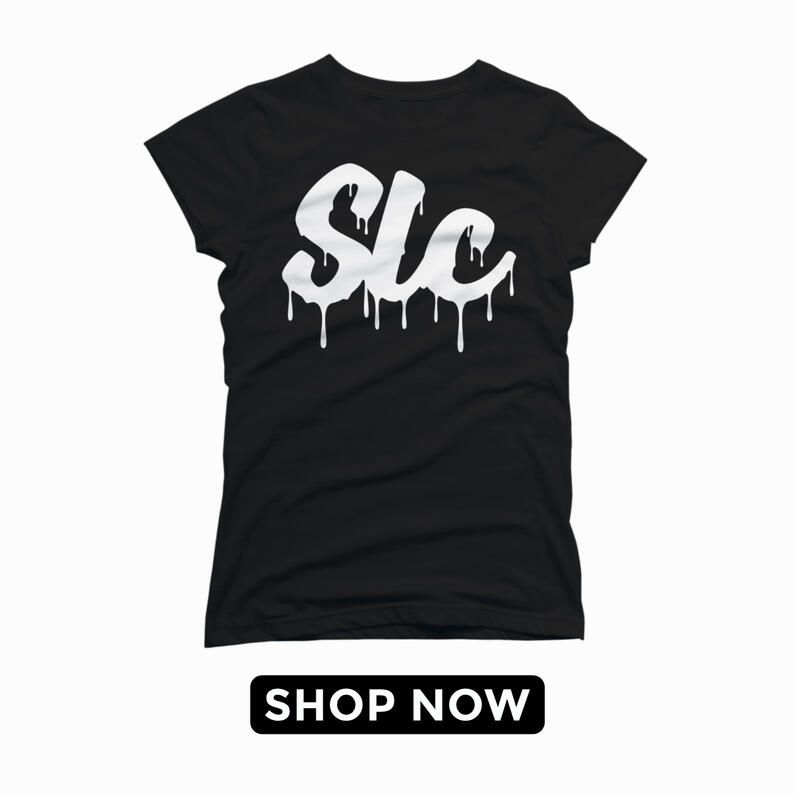 Slc Drip Womens Tshirt (Black)