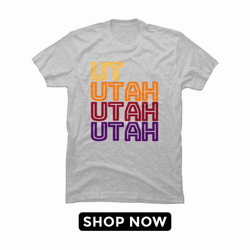 Utah Inline Repeat Mens Tshirt